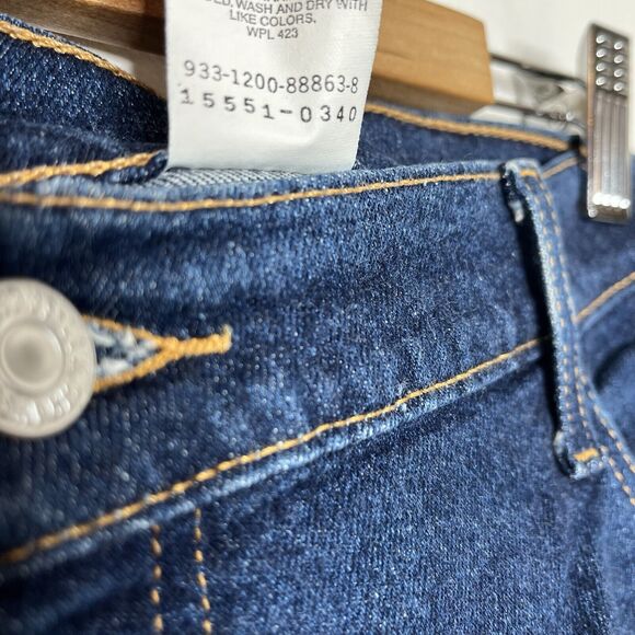 Levis 90s Vintage 550 Relaxed Fit Tapered Leg Jeans Womens 16 Medium Wash - Picture 6 of 8